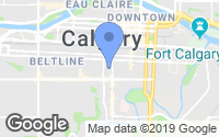 Map of Victoria, AB
