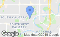Map of Victoria, AB