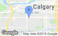 Map of Victoria, AB