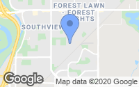Map of Victoria, AB