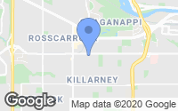 Map of Victoria, AB
