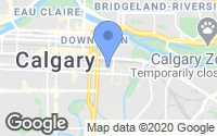 Map of Victoria, AB