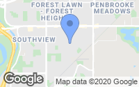 Map of Victoria, AB